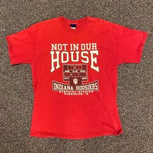Indiana Hoosiers “Not In Our House” Tee 🏈